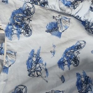 Janie & Jack blue cinderella print dress